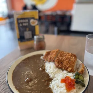 Curry with port katsu