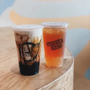Brown Sugar Banana Milk &amp; Rose Cold Brew