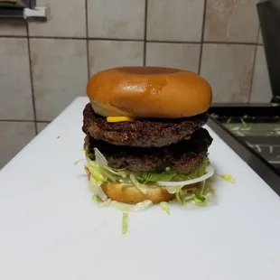 Double king burger