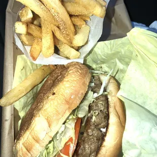 7-8$ hamburger combo