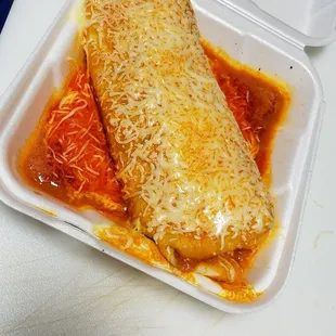 Wet burrito