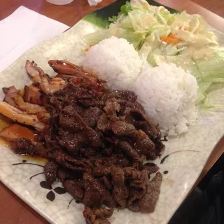 Chicken and Beef Teriyaki Combo