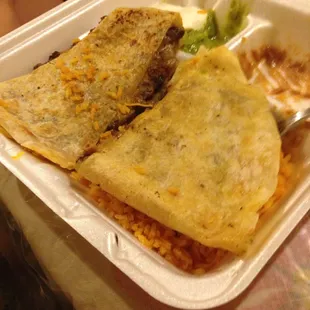 Quesadilla is one of the best there!