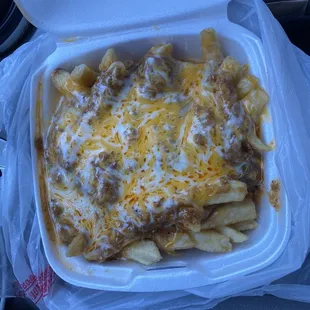 Chilli Cheese Fries 9/2022 $4.99 small