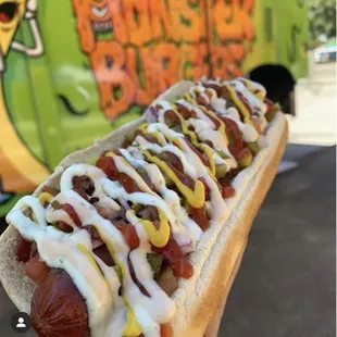 hot dog, food, hot dogs, sandwich