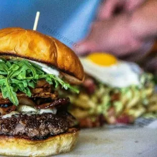 Blue Dream burger!