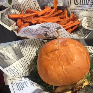Mushroom Truffle Burger