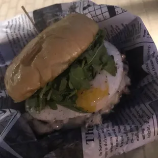 Truffle and Shroom Burger