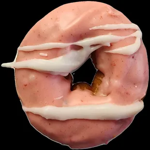 starwberries and cream specialty cake donut