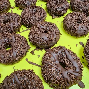 tripple chocolate specialty cake donut