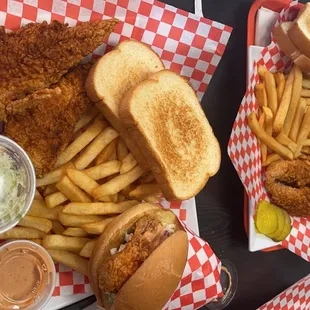 Tenders and 3. Little Monster Sando 5. Tender Combo