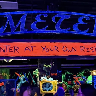 Entrance to mini-golf