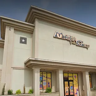 Monster Mini Golf Frisco front entrance.