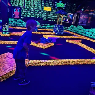 Mini golf course