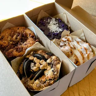 Oreosis, cinnamonster, grandma&apos;s house, and ooo-bae