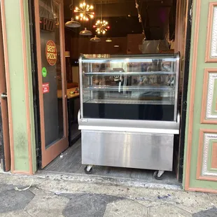 Serving up delicious slices!