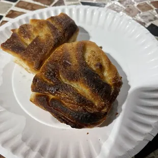 Burnt hard Garlic Knots