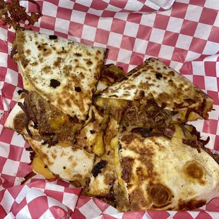 Brisket quesadilla...