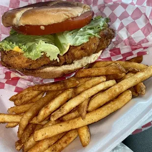 Chicken fried chicken plate...crispy chicken