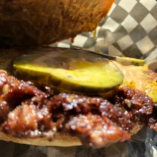 That pickle! Get a few extras.