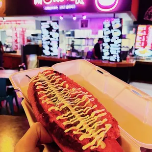 Sonoran Footlong hotdog
