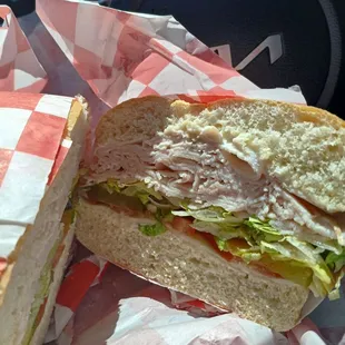 Turkey on Kaiser. Yum