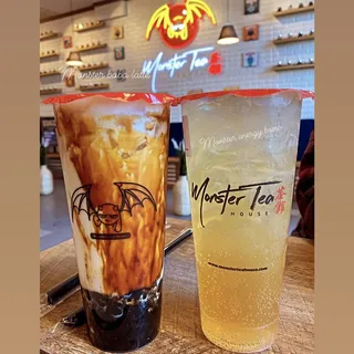 Sea Cream Boba Monster Latte /Boba Included