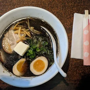 Black Sesame Oil Ramen