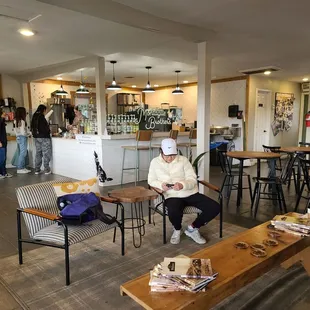 The place has a relaxing and friendly vibe.