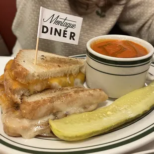 Grilled cheese and tomato soup