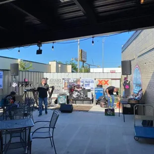 a group of people working on a project