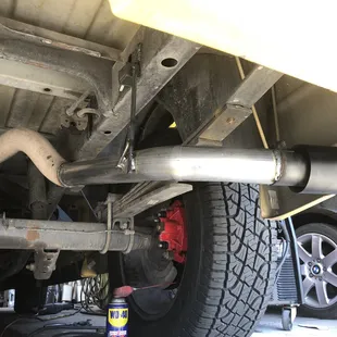 Straight pipe , black tip