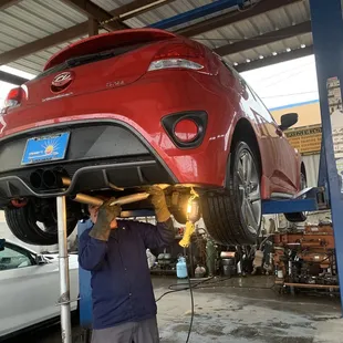 Muffler delete and new exhaust tips