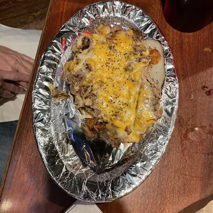 Stuffed baked potato