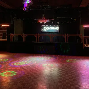 the dance floor