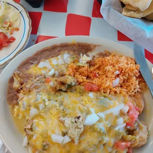 Chili Rellano plate.  Always tasty!