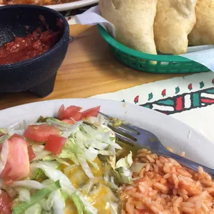 Shredded Beef Stacked Enchiladas