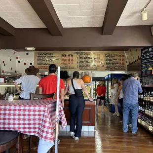 Order at the counter
