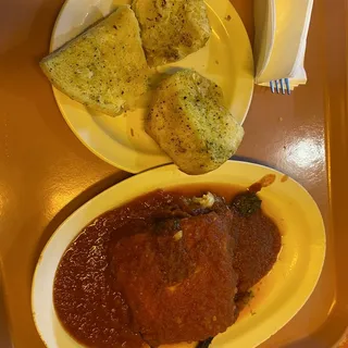 Eggplant Parmigiana & Sauce