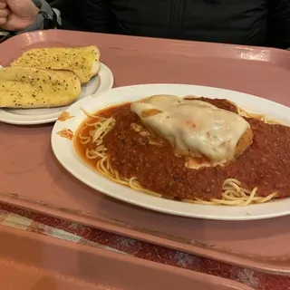 Chicken Parmigiana with Pasta