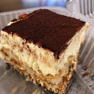 Tiramisu $5 from GrubHub (3.5/5) Top part was tasty!