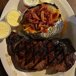 Oz Boneless Rib Eye Steak