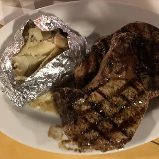 12 Oz Of Center Cut Pork Chops