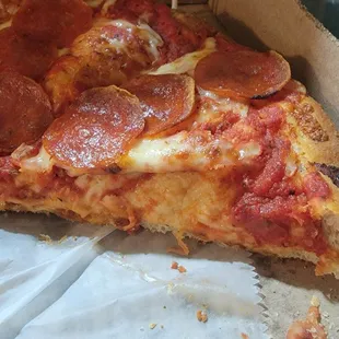 Chicago deep dish.  hope u like dough with a small thin layer of cheese.