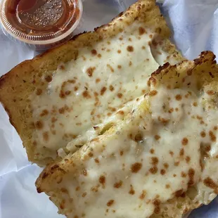 Cheesy garlic bread