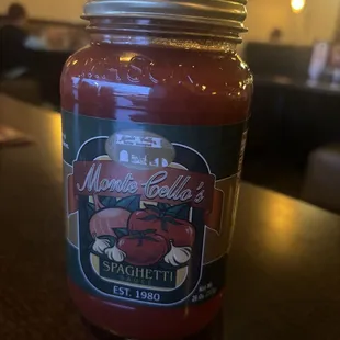 Monte Cellos jarred sauce