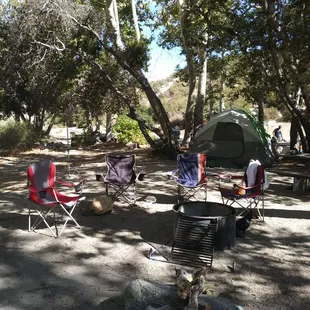 This our campsite in Monte Cristo. It was our first time there and we loved it. It&apos;s even good if you bring a skateboards to play with.