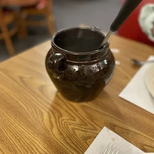 Bean soup crock