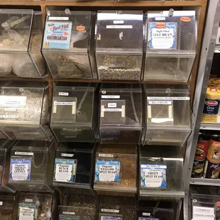 a variety of food items