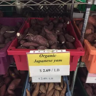 Japanese sweet potatoes sold here!